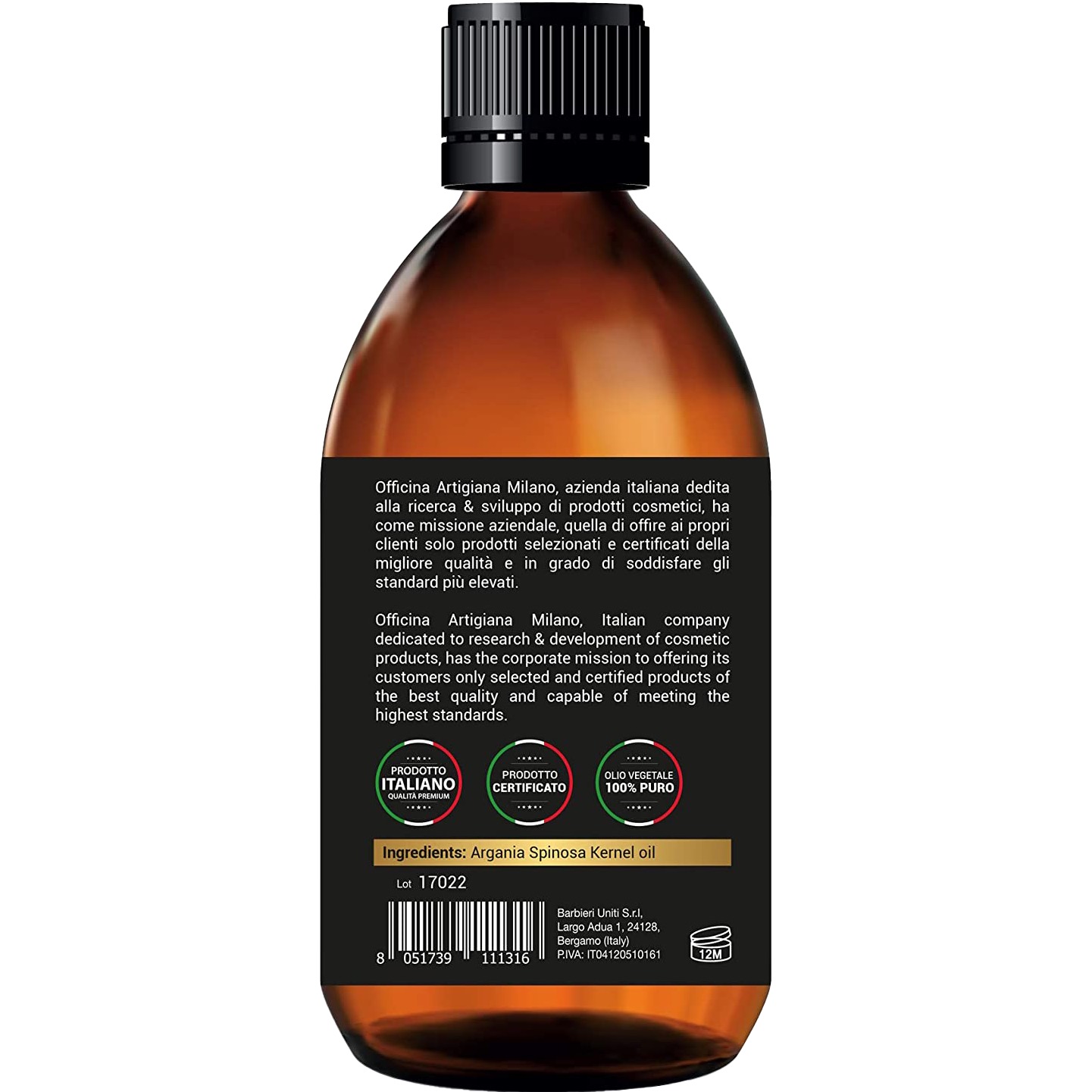  Officina Artigiana Pure Certified Argan Oil - 1.4 - AO-11316