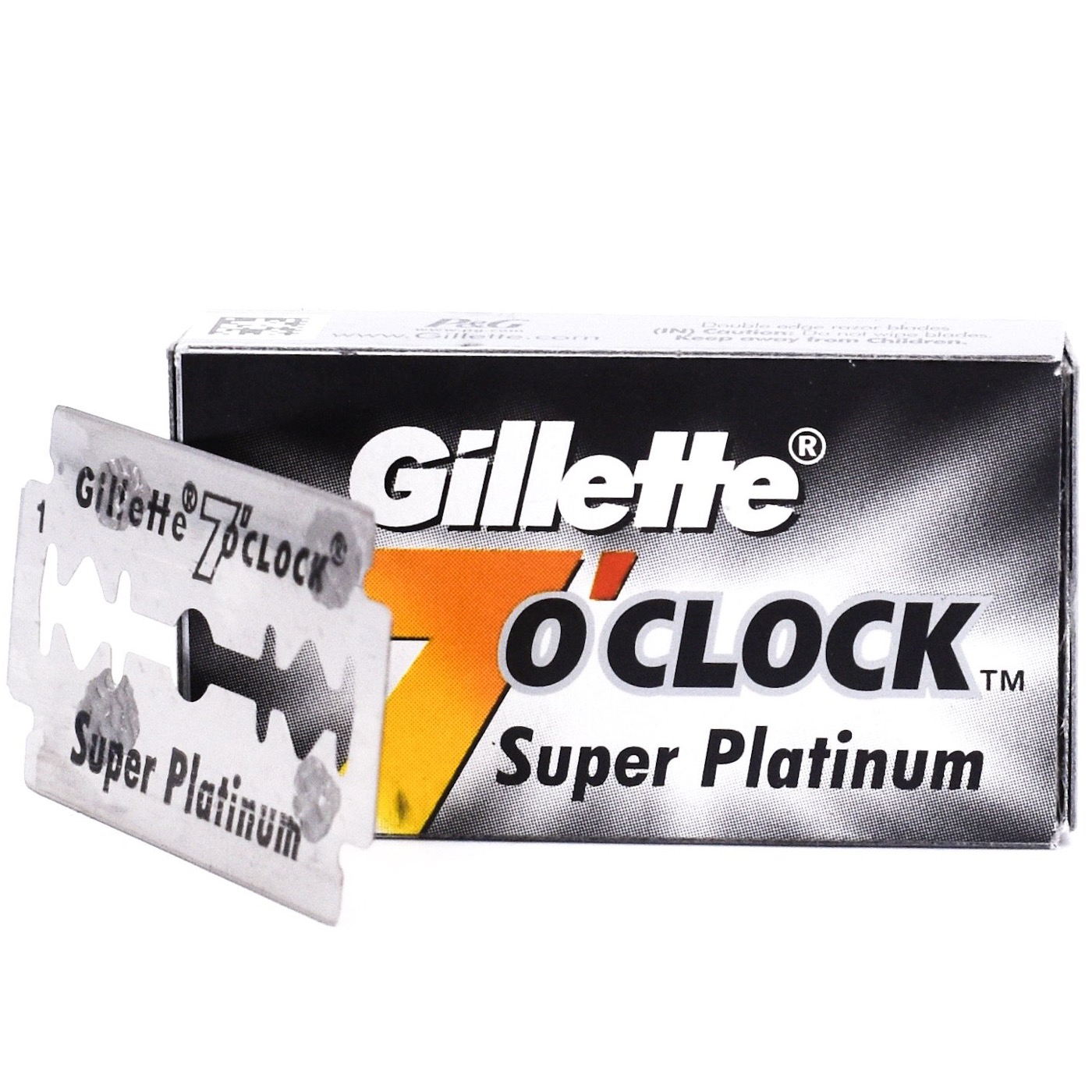 Grootverpakking Double Edge Blades 7 o'clock Super Platinum