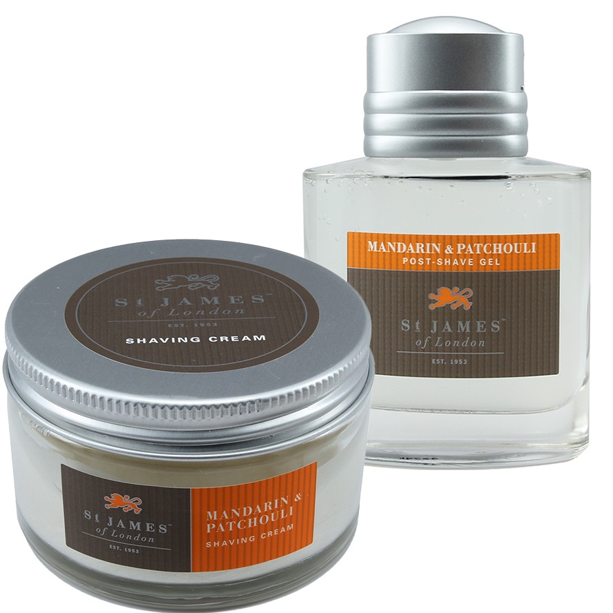 Voordeelset Mandarin & Patchouli - Scheerzeep Aftershave