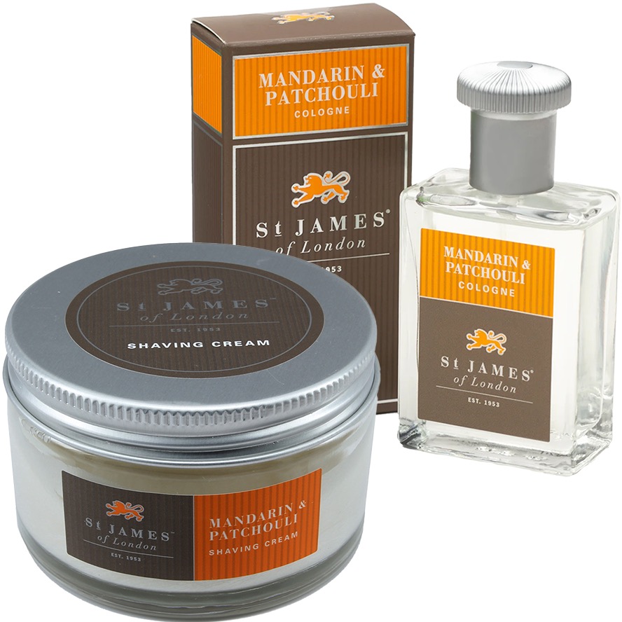 Voordeelset Mandarin & Patchouli - Scheerzeep Cologne