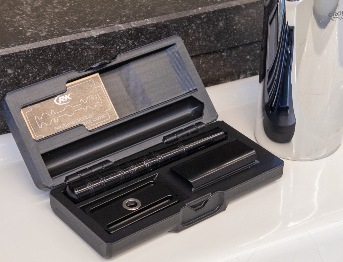 Travelcase voor Henson Safety Razor - zwart